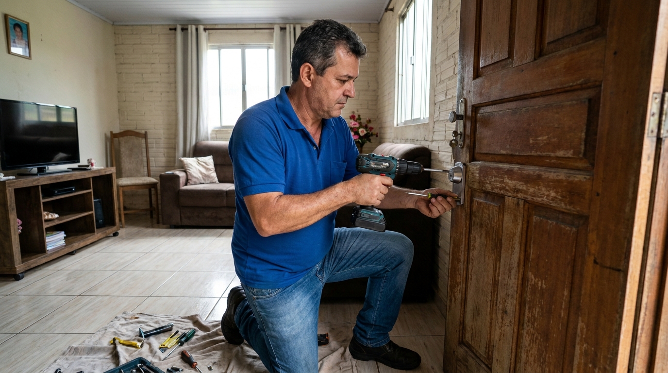 Serviço de Instalação de Fechadura Residencial em Aparecida de Goiânia‑GO