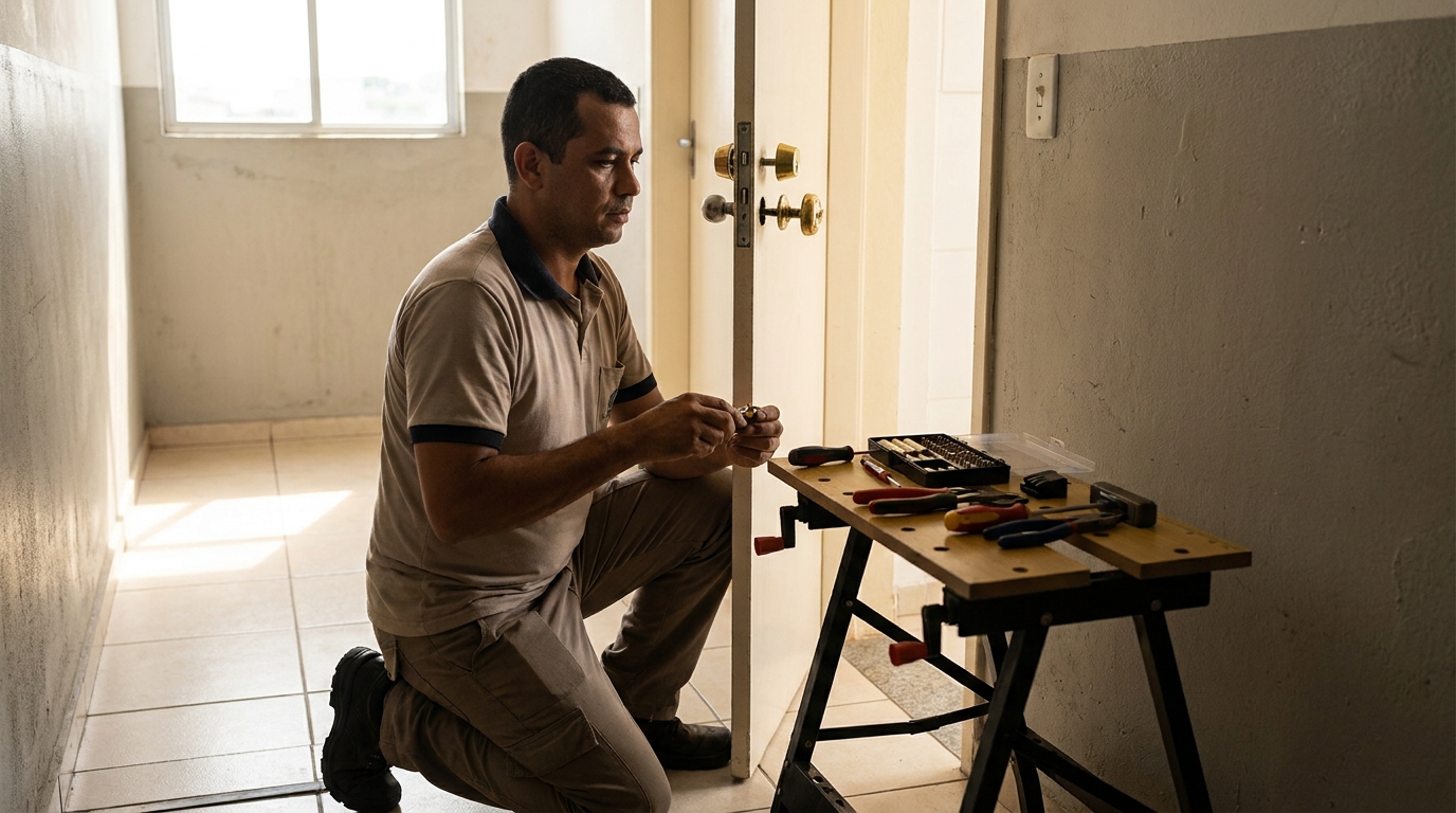 Troca de Segredo Residencial profissional em Aparecida de Goiânia‑GO