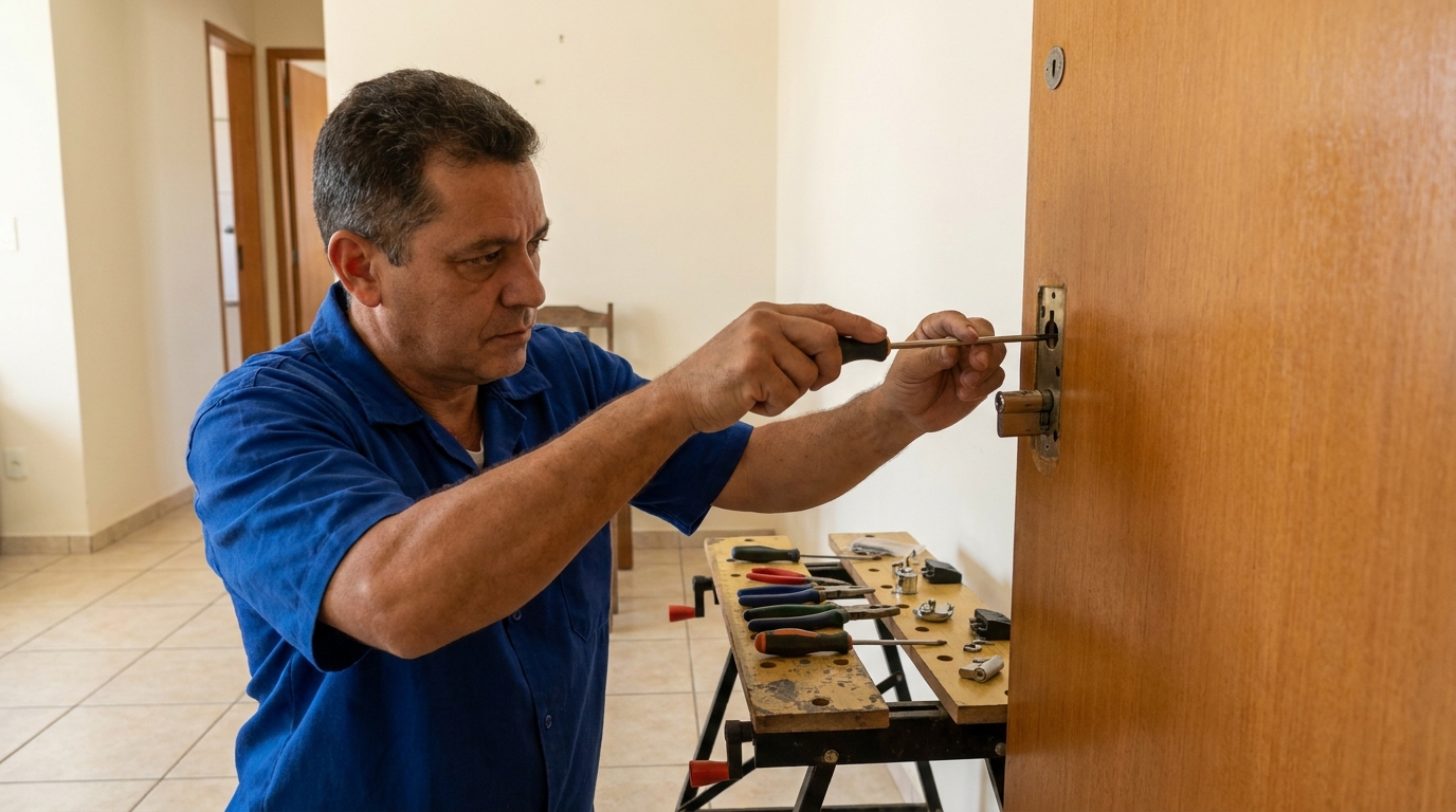 Troca de Segredo Residencial 24 horas em Aparecida de Goiânia‑GO